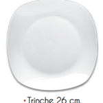 Plato Semicuadrado Trinche
